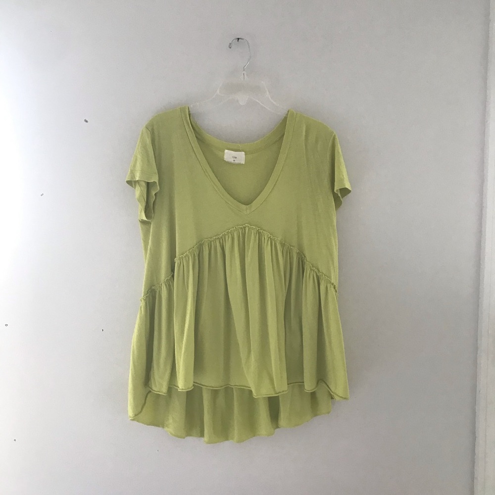 Anthropologie Peplum Tee